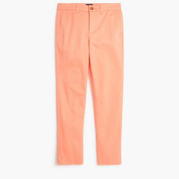 J. Crew Orange Cropped Ankle Pants - Picture 1 of 12